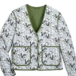 Disney Bambi and Thumper Quilted Jacket Small